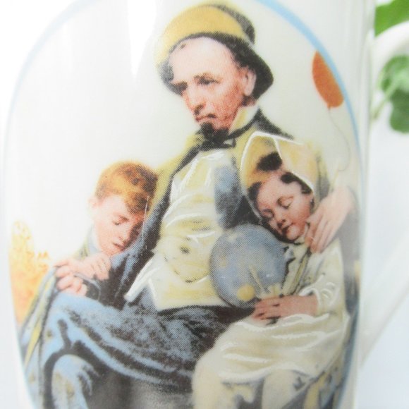 Porcelain Mug Norman Rockwell Collection "Long Wait" - Picture 2 of 11